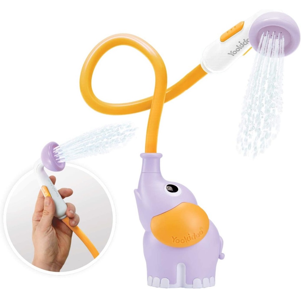 Yookidoo Purple and Orange Elephant bath toy brand new!